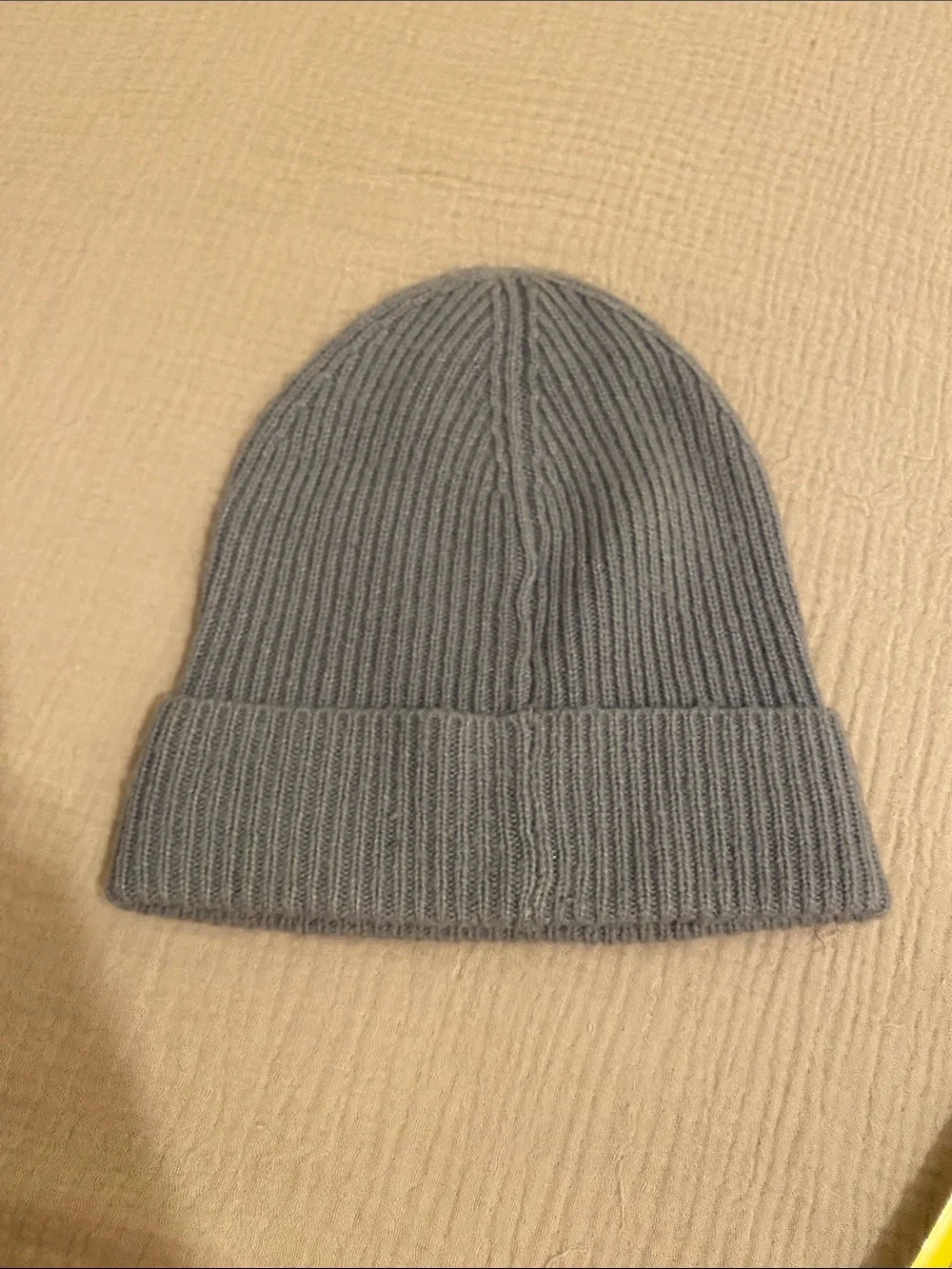 MARINA YACHTING Wool blend Embellished Gray Knit Beanie Hat